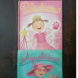 Set of 2 Hardcover Books: Pinkalicious and Aqualicious
